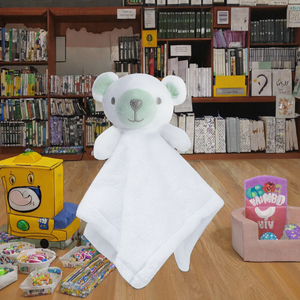 Chăn an toàn cho trẻ sơ sinh hình hoạt hình dễ thương với thú nhồi bông gấu, thỏ, cáo, làm quà sinh nhật - Product Image 4