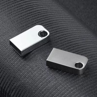 Nouvelle clé USB 2.0 en métal pour le Black Friday, finition nickel perlé, 128 Mo/256 Mo/512 Mo, garantie 2 ans, retour/remplacement