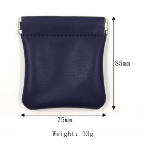 Mini Squeeze Coin <b>Purse</b> Soft Change Holder Earphone Bag Self-closing <b>Small</b> Travel Coin <b>Purse</b> for Men and Women - Product Image 2