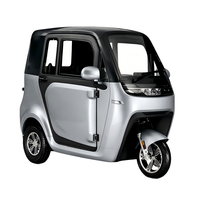 Tricycle électrique à 3 roues homologué EEC L2E YUNLONG, moteur 1500W, 25 km/h, batterie au plomb-acide 60V/58Ah, cabine fermée pour passagers