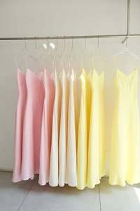 Wholesale Evening Party Bridesmaid Wholesale Custom Elegant Women Satin Slip Dress V Neck <b>Spaghetti</b> <b>Strap</b> Floor-Length - Product Image 6