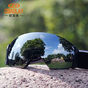 OBAOLAY <b>Ski</b> Goggles Iridium Coating PC Lens All Gender Outdoor Sports - Product Image 3