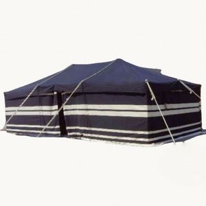 Tente en toile arabe de haute qualité avec une chambre pour le camping en plein air dans le désert, utilisable en quatre saisons, en stock - Product Image 1