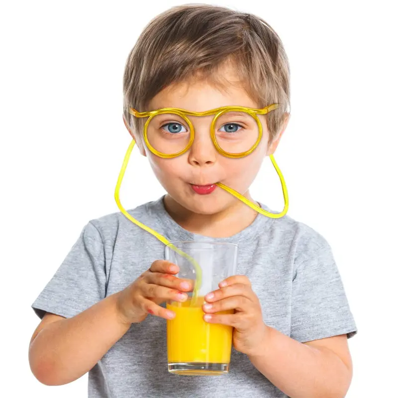 Silly Straw Glasses Ideal Goody Bag Fillers for Kids Fun Party Accessories Unique Drinking Straws Perfect Party Favors