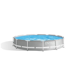 <span class=keywords><strong>INTEX</strong></span> 26710 — piscine hors sol à cadre en acier, 12 pieds X 30 pouces, prisme métallique - Product Image 1