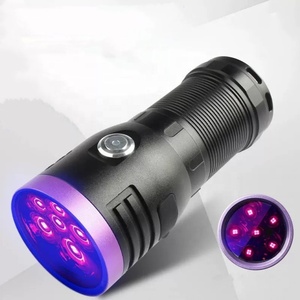 365nm UV ánh sáng màu đen 120 Watts mạnh mẽ UV <span class=keywords><strong>Led</strong></span> đèn pin USB sạc tia cực tím đèn <span class=keywords><strong>Torch</strong></span> cho xe sơn phát hiện - Product Image 2