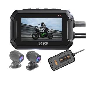 Enregistreur de conduite pour <span class=keywords><strong>moto</strong></span> M5 et caméra double arrière anti-vibration, enregistreur de conduite pour locomotive et caméra double arrière HD 1080 - Product Image 5