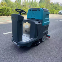 Nouvelle autolaveuse commerciale robuste à conducteur marchant à pied à prix abordable pour le nettoyage des supermarchés et des centres commerciaux