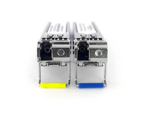 Transceiver SFP Xunjie 1.25G 1310/1550nm Berkualitas Tinggi BIDI LC 20km DFB+PIN untuk Penggunaan Pusat Data POE IP GSM GPRS TCP Modul