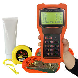 Jingjieコンパクトでポータブルなハンドヘルド超音波流量計、パイプを壊すことなく水と油に高精度 - Product Image 1
