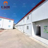 Cbox - Aula Escolar Modular Prefabricada Moderna, Campamento Minero Móvil, Estructura de Acero, Oficina, Cantina, Casa Contenedor Desmontable y Duradera