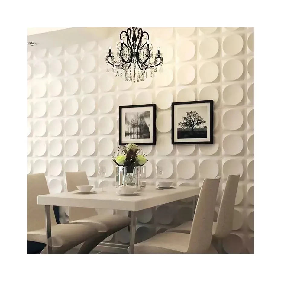 High Quality Control Disposable Modern Bamboo Pvc Coating Interior Fireproof Waterproof Wall 3D