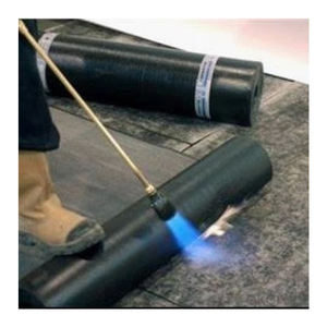 Membrana Impermeable de <span class=keywords><strong>Tela</strong></span>, Rollo de Asfalto Modificado con SBS para Oficina Moderna, Impermeabilizante Negro para Construcción, 1m - Product Image 1