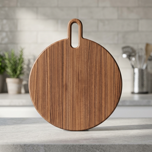 Planche à découper rectangulaire en bois écologique, plateau de service multifonctionnel antidérapant, compatible lave-vaisselle, épaisseur 2 cm, pour couteau - Product Image 1