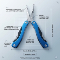 Outils multifonctions de survie en acier inoxydable pour le camping, pinces pliantes d'extérieur, pinces miniatures