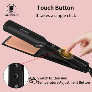 Plancha de Pelo Profesional con Pantalla LCD 3D, Recubrimiento de Titanio/Cerámica, Control de Temperatura (130-230 °C), Doble Voltaje - Product Image 4