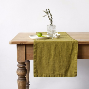 Mantel <span class=keywords><strong>de</strong></span> lino francés para <span class=keywords><strong>mesa</strong></span>, tapete para <span class=keywords><strong>mesa</strong></span>, <span class=keywords><strong>servilletas</strong></span> dobladas, bajo M O Q, 100% - Product Image 2