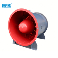Ventilateur d'extraction axial HTF-A pour fumée et gaz de combustion, moteur électrique 380V à double vitesse, pour bâtiments de grande hauteur, tunnels de métro, centres commerciaux souterrains - Nouveau