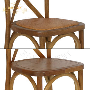 <span class=keywords><strong>Location</strong></span> de chaises de salle à manger en bois massif pour événements de <span class=keywords><strong>mariage</strong></span> chaises de jardin en bois à dossier croisé chaise de salle à manger d'hôtel pour événements de fête - Product Image 6