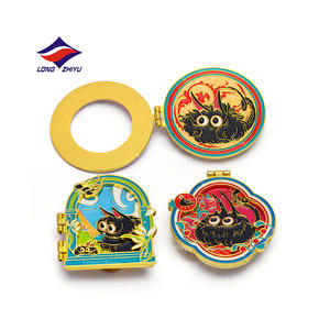 Venta al por mayor personalizada serigrafía tinte Metal chapado Animal acabado esmalte pines con su propia insignia de diseño - Product Image 6