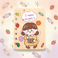 Carnet à spirale A5 personnalisé en gros, 100 feuilles, papier 80 g/m², papeterie japonaise, journal pour le bureau, logo personnalisé, directement de l'usine