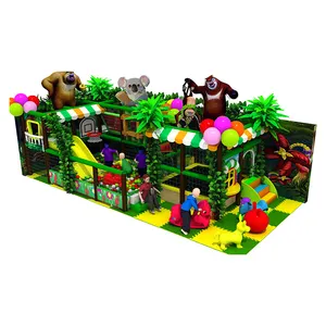 High Quality Kids Amusement Park Facilities Indoor Playground Customized Jungle Style Indoor Playground