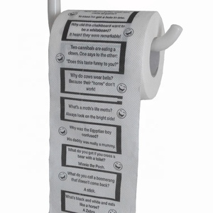 Damon-Papier hygiénique avec mots drô<span class=keywords><strong>les</strong></span> imprimés <span class=keywords><strong>pour</strong></span> salle de bain - Product Image 1