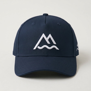 Casquette de baseball en coton à 5 panneaux, style A-Frame, avec logo 3D personnalisé brodé, fermeture Snapback – Vente en gros - Product Image 1