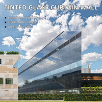 Fenêtres et Portes Modernes en Verre Teinté et Profilés Aluminium pour Façade de Villa, Écologiques, Garantie 5 Ans pour Façade de Bâtiment