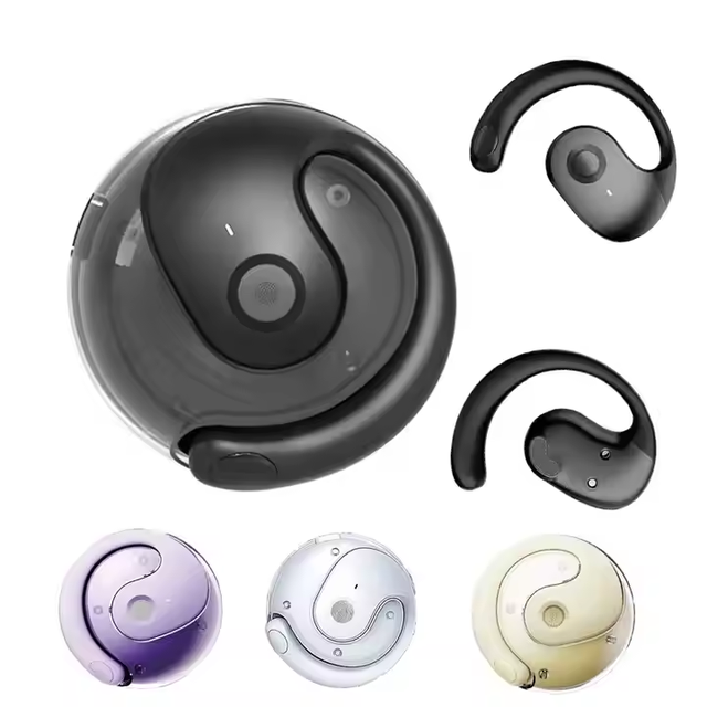 High Quality Jm13 Headphones ENC Intelligent Noise Cancelling Mic Wireless 9D Stereo Ear Hook Earphone Earbuds