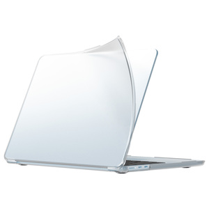 Étui de protection transparent fin à clipser pour MacBook <span class=keywords><strong>Air</strong></span> 13.6 M2 M3 M4 M5 A2681/A3113/A3240/A3499 Coque transparente pour ordinateur portable - Product Image 2