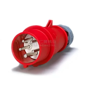 Industrial Plug and Socket 5pin 63amp Interlock Socket Waterproof