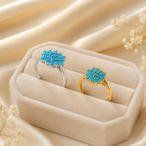 Anello regolabile a forma di fiore colorato con apertura, design alla moda, gioiello da indossare tutti i giorni per le donne - Product Image 3