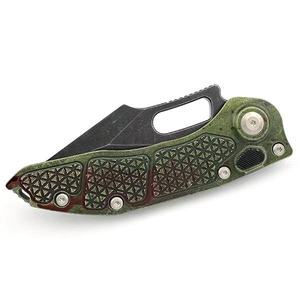 Navaja de Bolsillo Plegable Personalizable de Grado OEM para Camping, Acero Inoxidable 3CR13, Hoja de Punta Caída Ultra Afilada, G10, 21cm - Product Image 6