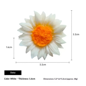 เทียนหอมรูปดอกเดซี่และดอกทานตะวัน ทำด้วยมือ ดีไซน์ไม่ซ้ำใคร - Product Image 6