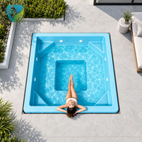 Livraison rapide, villa modulaire compacte, jardin chauffé, léger, résistant aux UV, taille personnalisée, piscine extérieure en fibre de verre, piscine spa