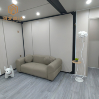 Maisonnette moderne de 20 pieds prête à être expédiée, maisonnette modulaire préfabriquée de luxe sur roues, cabane portable pour Airbnb, utilisation hôtelière