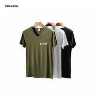 Vente en gros de t-shirts grande taille pour hommes impression du logo personnalisé sur coton spandex t-shirts unis courts pour hommes