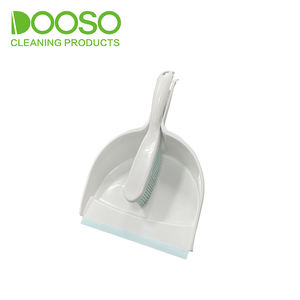 Escoba de empuje con mango largo, cerdas de escoba de goma y silicona con escurridor para pelo de mascotas, alfombra, azulejo de madera dura, limpieza - Product Image 3