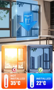 Màng kiến trúc kính trong suốt cao phản chiếu phim cửa sổ thương mại nhà cửa sổ cuộn phim xây dựng - Product Image 4