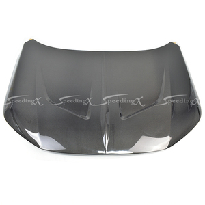 CUSTOMIZE SPX-SC STYLE CARBON FIBER <strong>ENGINE</strong> HOOD BONNET for 2021-2022 HONDA CIVIC X 11TH GEN - Product Image 1