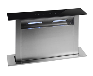 Superleise 60CM 90CM Downdraft-Dunstabzugshaube für Küche und Hotel, Edelstahl, Elektrisch, mit Aktivkohlefilter, Einfach zu Installieren - Product Image 3