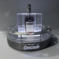 Refroidisseur de vin à LED personnalisé en usine Service de table en métal Tequila Glorifier Porte-bouteilles pour Club Bar Pub Fête pour les occasions VIP