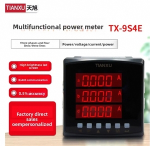 Tx-9S4E năng lượng mét đa chức năng điều khiển từ xa ba giai đoạn điện hiện tại Điện áp & đo tần số mét - Product Image 6