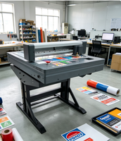 Bascocut – Nouvelle machine de découpe à plat DTF pour vinyle, autocollants, papier et PVC, avec caméra CCD, découpe automatique de contour, double tête et aspiration sous vide de bureau