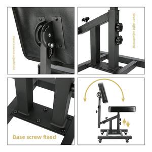 Chaise de travail multifonctionnelle Taidu <span class=keywords><strong>Tattoo</strong></span> avec accoudoir intégré, pliable, support de bras réglable, hauteur réglable, rotation à 180° - Product Image 4