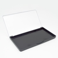Palette d'ombres à paupières cosmétiques haut de gamme, emballage avec fermeture magnétique, boîtes vides, impression sérigraphique, plastique ABS, sur mesure en gros