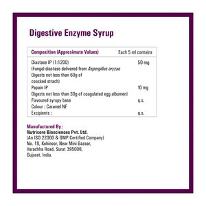 High Quality Pineapple Flavored Adult Healthcare Supplement Digestive Enzyme Syrup GMP Certified Private Labelling Gujarat - Product Image 2