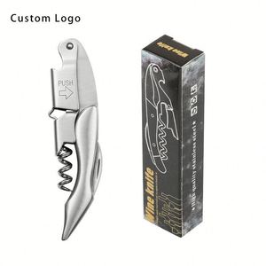 Juego de Sacacorchos con Mango de Madera Personalizado y Cortador de Papel de Aluminio para Días Especiales - Product Image 1