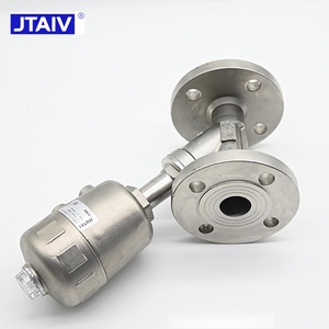 JTAIV Flange Angle Seat High Temperature PTFE <b>Seal</b> Normally Open 2 Way Pneumatic Stainless Steel Body DN15-DN100 - Product Image 5